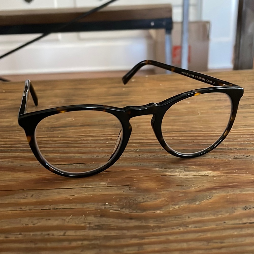 Warby Parker Haskell blue light glasses - non prescription